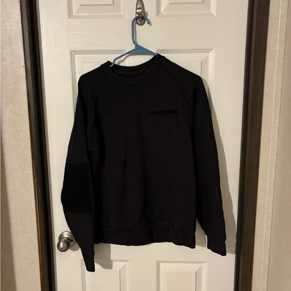 Billy Reid Men's Black Crewneck Sweater